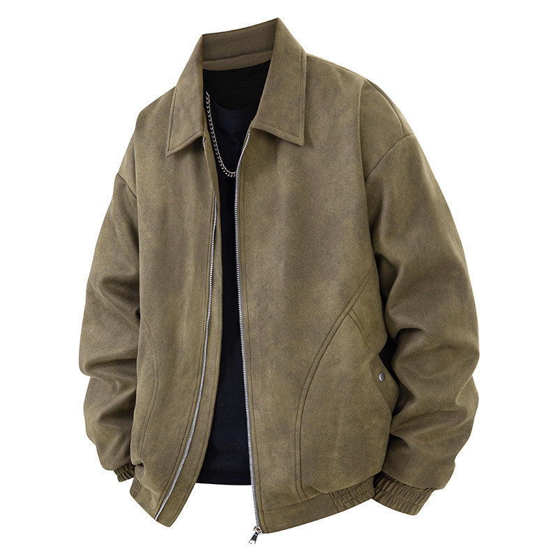 Herren schicke Suede Jacke Echoarchiv