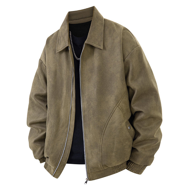 Herren schicke Suede Jacke Echoarchiv