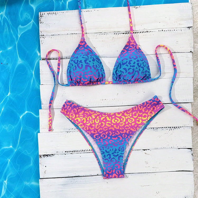 Damen Triangel-Bikini mit klassischen Punkten Echo Archiv
