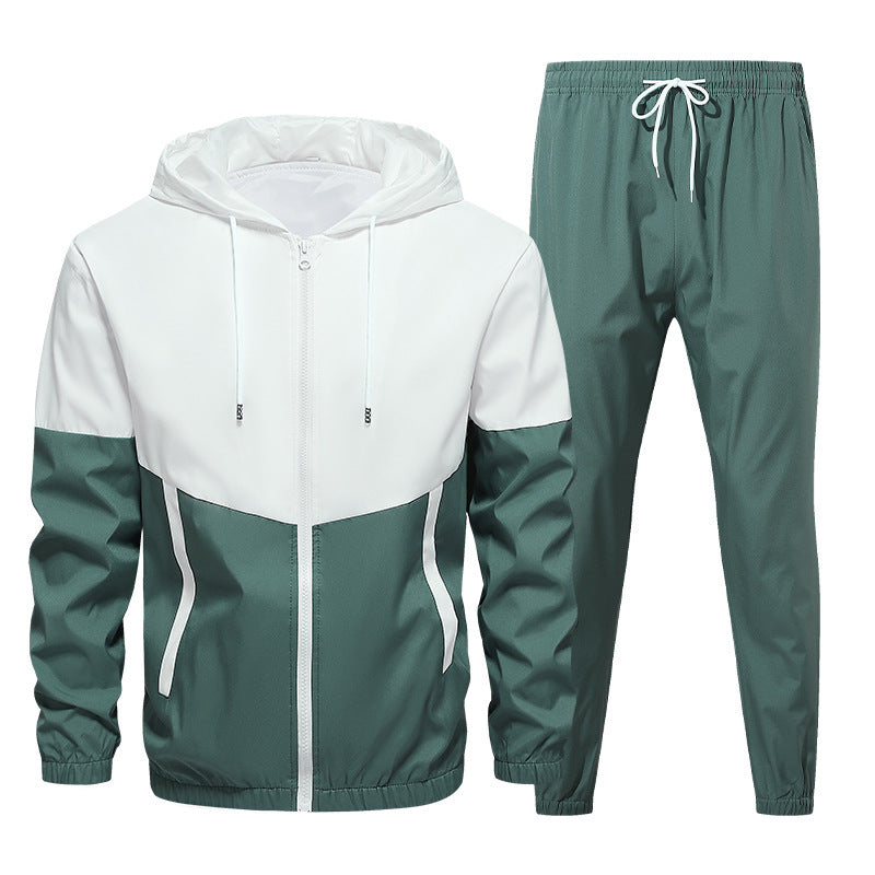 Herren Sportanzug mit atmungsaktiver Jacke und elastischen Jogginghosen Echoarchiv
