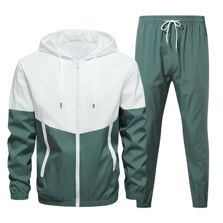 Herren Sportanzug mit atmungsaktiver Jacke und elastischen Jogginghosen Echoarchiv