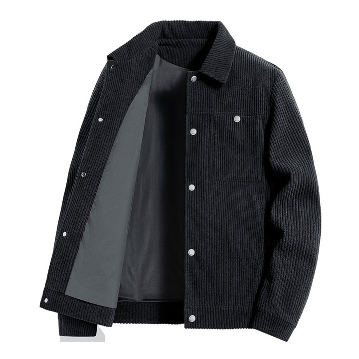 Herren Weiche Kordjacke mit Fleece-Futter Echo Archiv