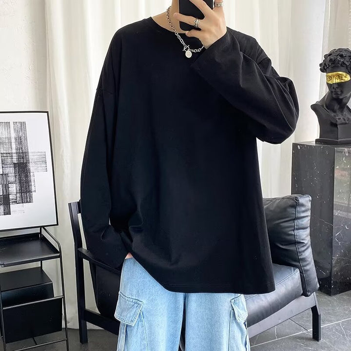 Damen Lässiges Oversized Langarmshirt Echoarchiv