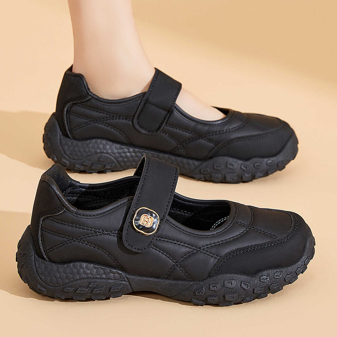 Damen nan sportive Mary-Jane Freizeitschuh mit verstellbarem Klettverschluss, gepolstertem Knöchelkragen und profiliertem Outdoor-Laufsohlen-System Echo Archiv