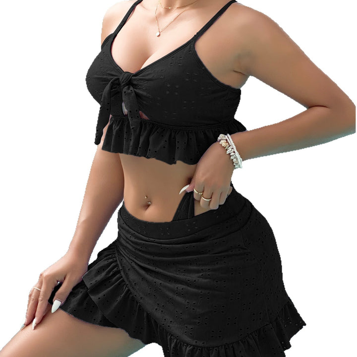Damen Crop-Top und Rock Set Echo Archiv