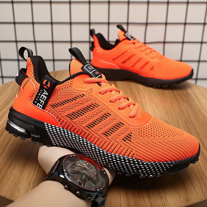 Unisex atmungsaktive Strick-Performance-Sneaker mit gepolsterter Air‑Zwischensohle – Norré