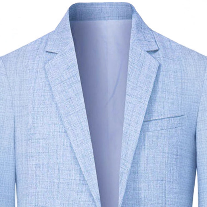 Herren modischer und leicht gefütterter Blazer mit schmalem Schnitt und klassischen Taschen Echoarchiv