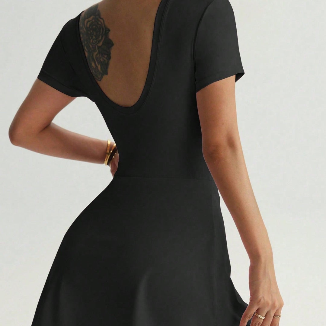 Damen Sportliches Wickel-Kleid Echo Archiv