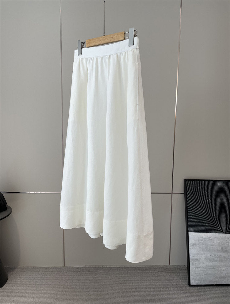Damen Eleganter, luftiger Maxirock mit elastischem Bund Echoarchiv