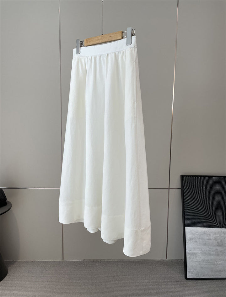 Damen Eleganter, luftiger Maxirock mit elastischem Bund Echoarchiv