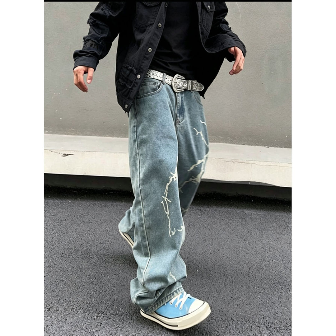 Damen Stylish Baggy Jeans Echoarchiv