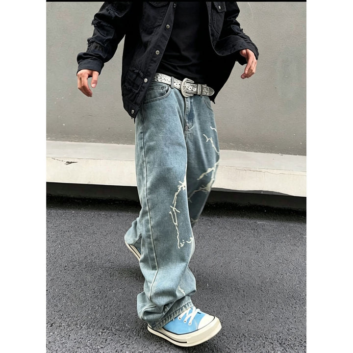 Damen Stylish Baggy Jeans Echoarchiv
