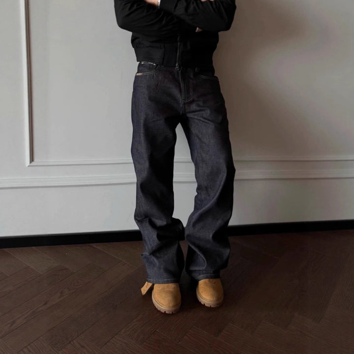 Herren Weitgeschnittene Denim-Jeans Echo Archiv