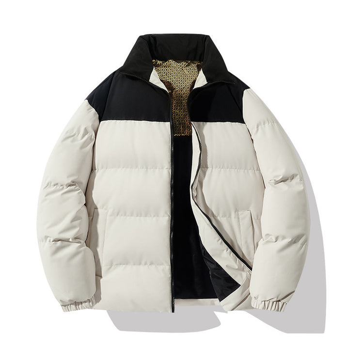 Herren isolierte Steppjacke mit hohem Kragen und praktischen Taschen Echoarchiv