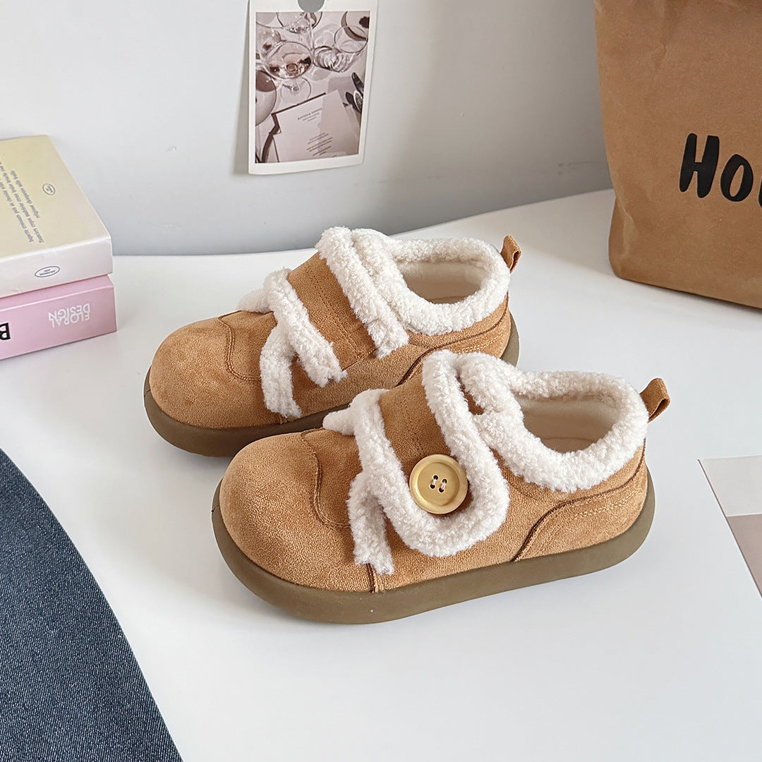 Damen Sneaker mit kuscheligem Innenfutter und praktischer Knopfakzent Echo Archiv