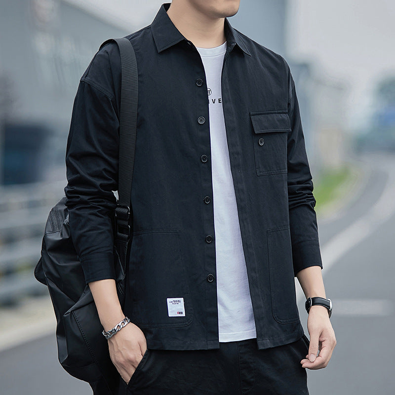 Herren modisches Overshirt mit praktischen Taschen und komfortablem Schnitt Echoarchiv
