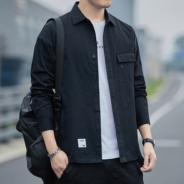Herren modisches Overshirt mit praktischen Taschen und komfortablem Schnitt Echoarchiv