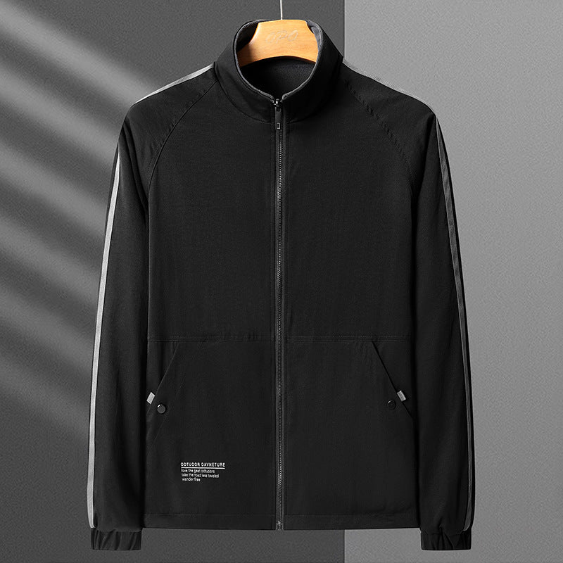 Herren Sportliche Übergangsjacke mit hohem Kragen Echo Archiv 1788241641