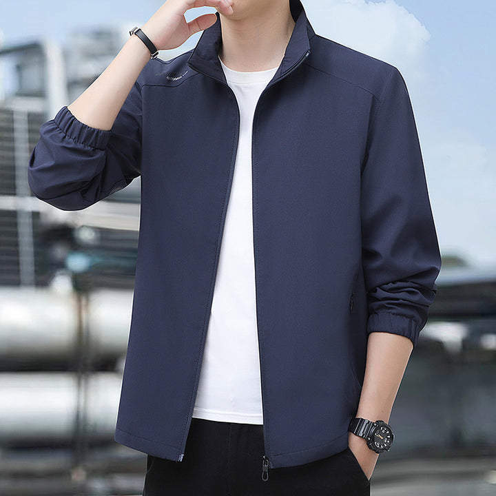 Herren Sportliche Freizeitjacke mit hohem Kragen Echo Archiv