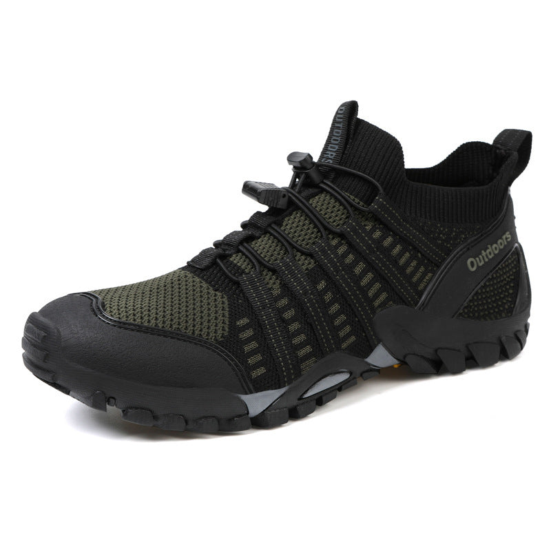 Unisex nan knöchelhoher Funktions-Sneaker mit Schutzkappe, Schnellzugverschluss und profilierter Gummisohle Echo Archiv