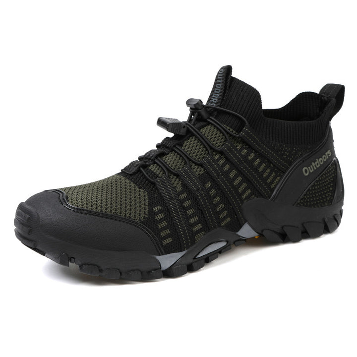 Unisex nan knöchelhoher Funktions-Sneaker mit Schutzkappe, Schnellzugverschluss und profilierter Gummisohle Echo Archiv