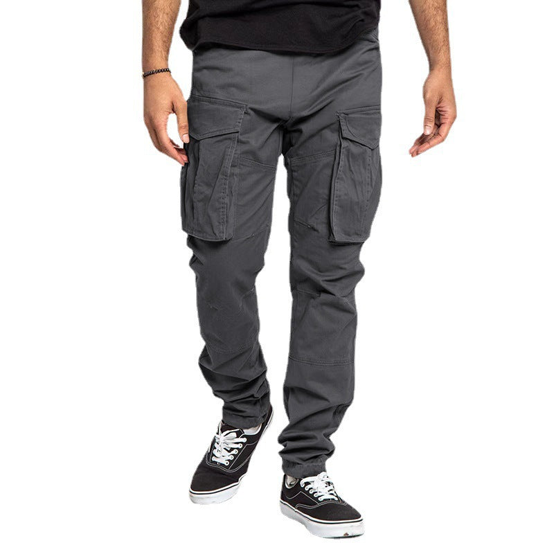 Herren Cargo-Hose mit multifunktionalen Taschen und elastischem Bund Echoarchiv