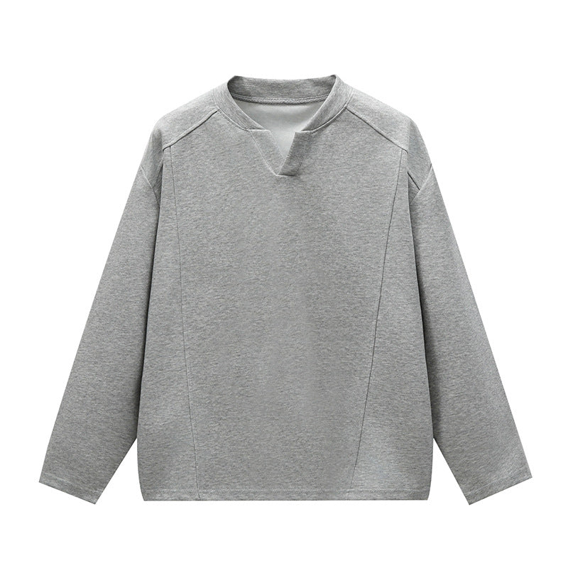 Unisex Oversize Rundhals-Sweatshirt mit Raglannähten und feiner Struktur Echoarchiv