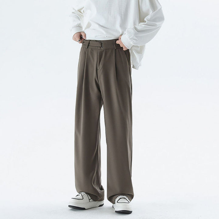 Herren Elegante und lässige High-Waist Hose Echoarchiv