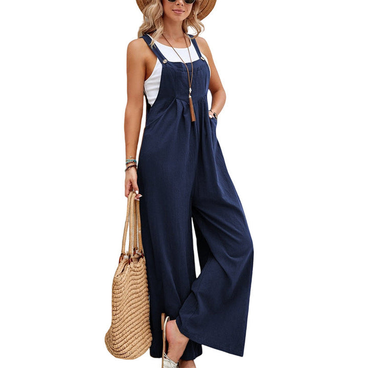 Damen weite Latzhose aus leichtem Material Echoarchiv