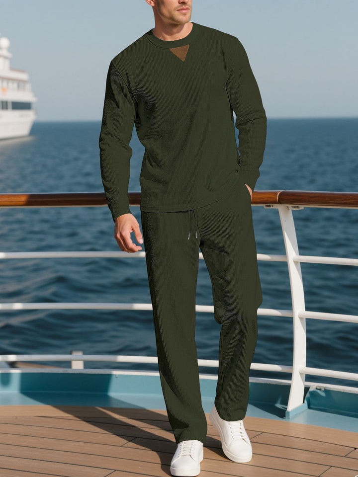 Herren lässiger Pullover und Jogginghose Set Echoarchiv