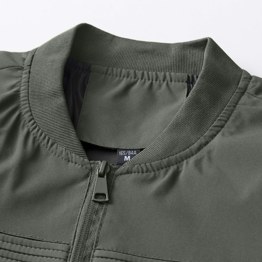 Herren Modische Bomberjacke mit praktischem Reißverschluss Echo Archiv