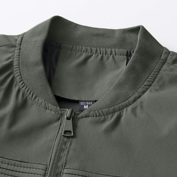 Herren Modische Bomberjacke mit praktischem Reißverschluss Echo Archiv