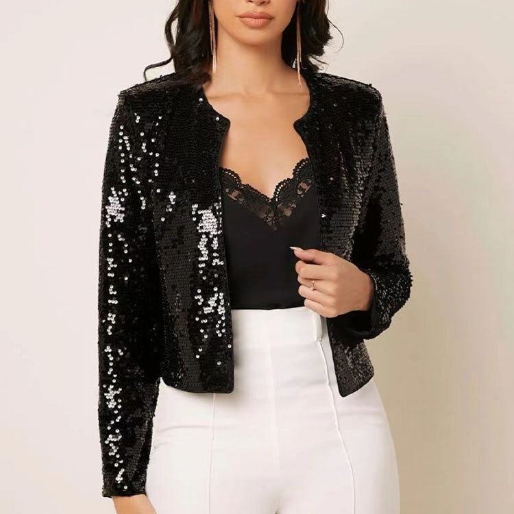 Damen Glitzernde Strickjacke Echoarchiv