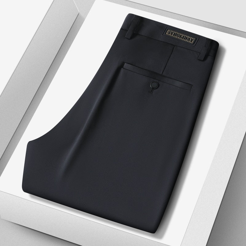 Herren elegante Anzughose mit modernem Schnitt und praktischen Taschen Echoarchiv