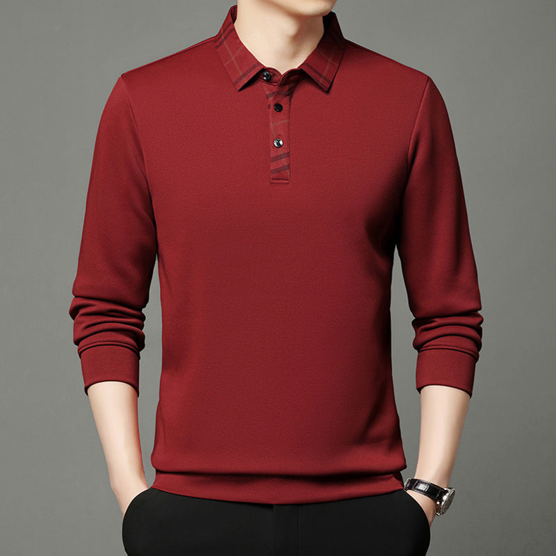 Herren funktionales Poloshirt mit strukturiertem Kragen Echoarchiv
