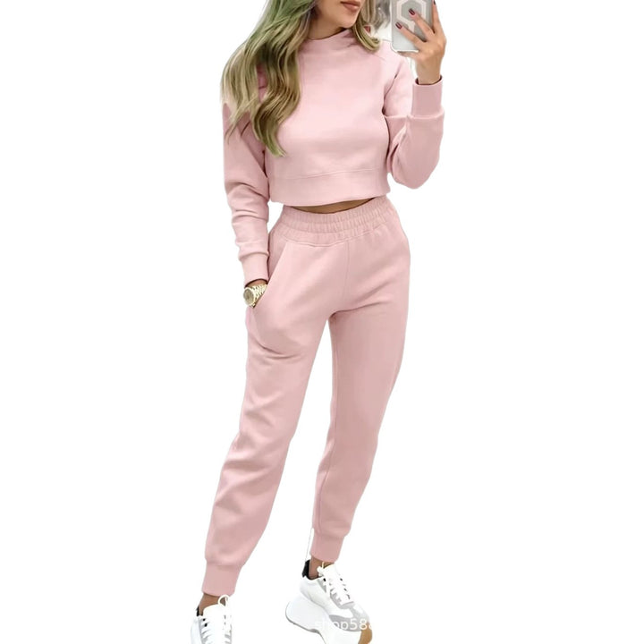 Damen Modischer Sweater und Jogginghose Set Echoarchiv
