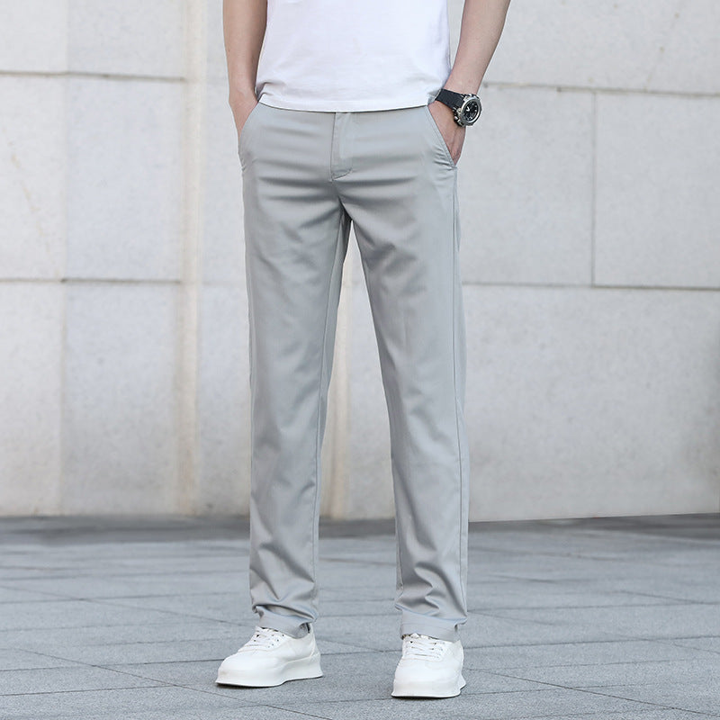 Herren Schmale Stretch-Chinohose im Business-Casual-Look Echo Archiv