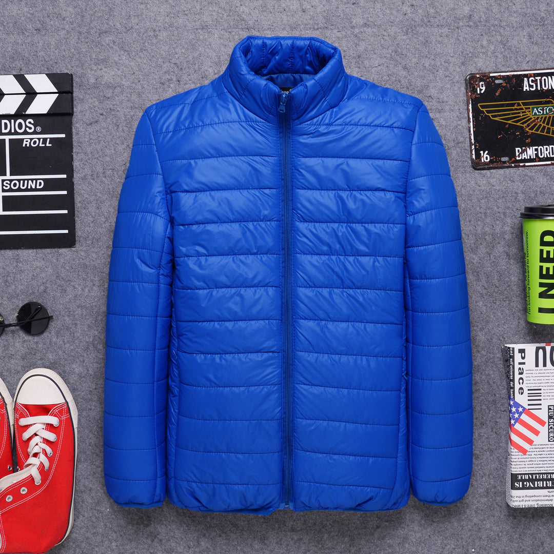 Herren nan ultraleichte Steppjacke mit Stehkragen und durchgehendem Reißverschluss Echo Archiv