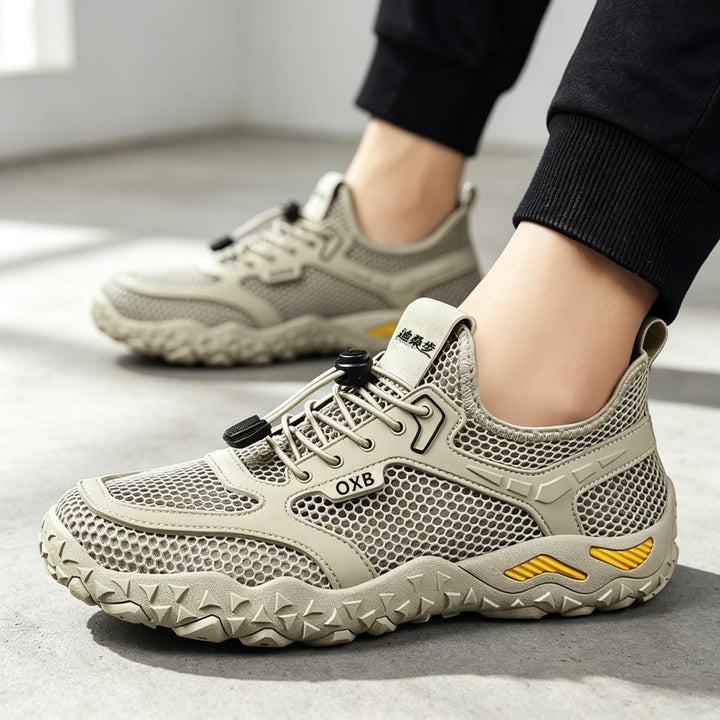 Herren Atmungsaktive Mesh-Sneaker mit Schnellschnürsystem Echoarchiv