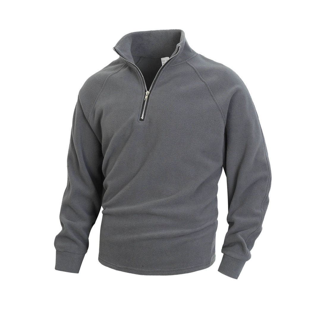 Herren Fleece Pullover mit halbem Reißverschluss Echo Archiv