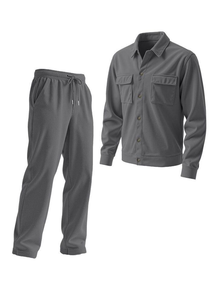 Herren Freizeitjacke und Jogginghose Set Echoarchiv