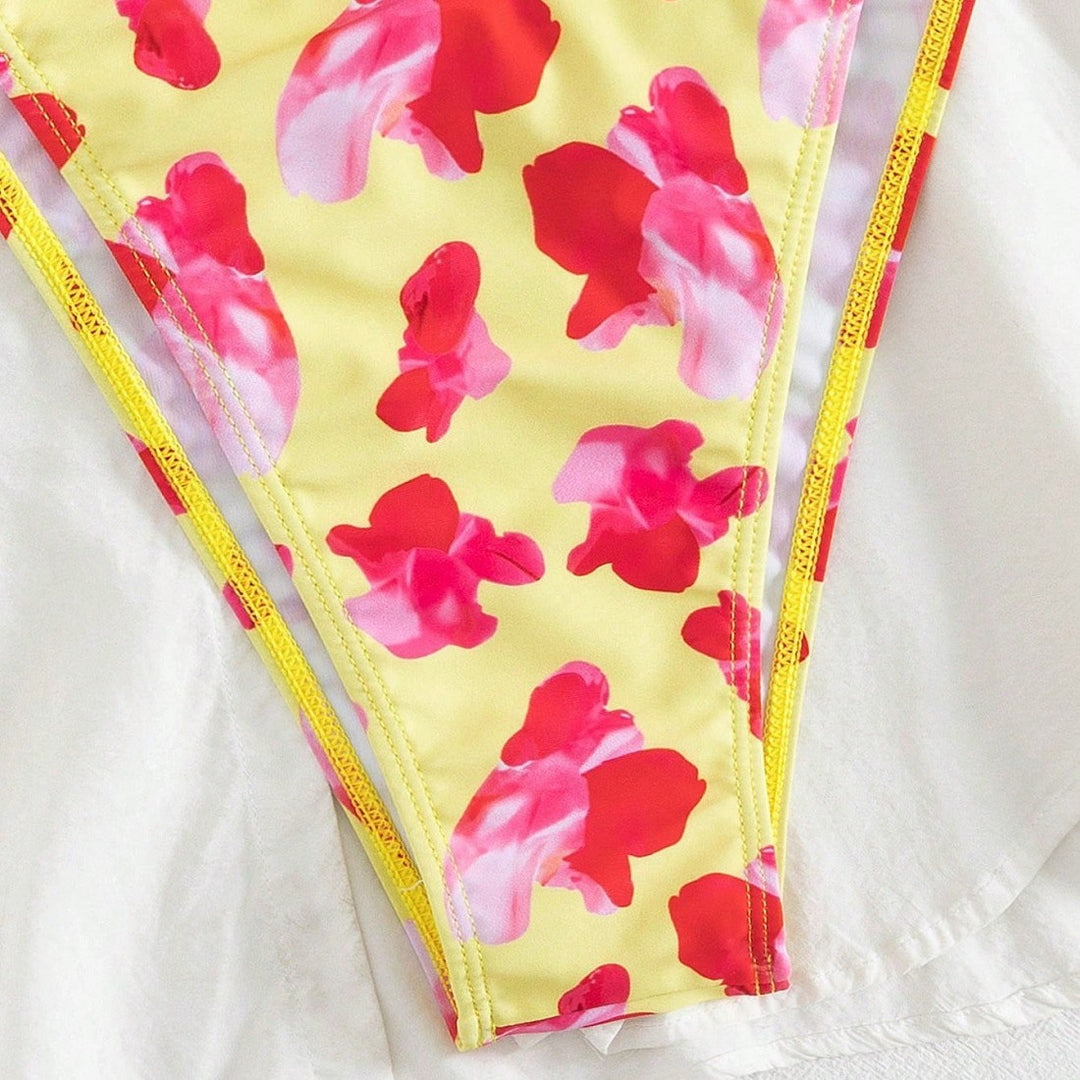 Damen Triangel-Bikini-Set mit floralem Design Echo Archiv