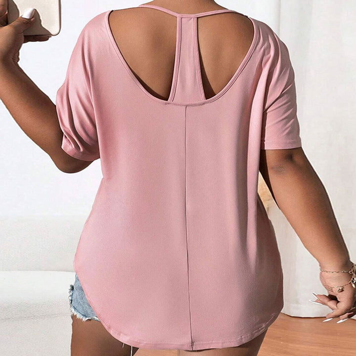 Damen lässiges Oberteil mit schickem Schulterdesign und weichem Material Echo Archiv