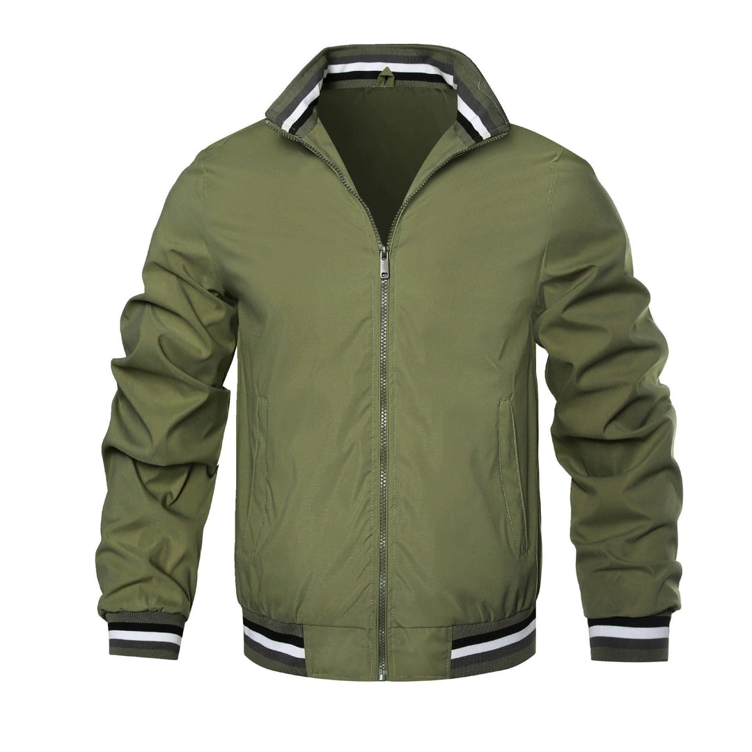 Herren modische Bomberjacke mit elastischen Bündchen Echoarchiv
