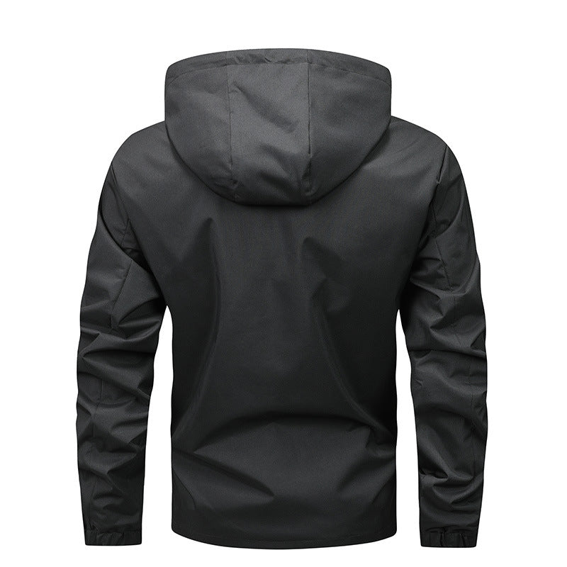 Herren wetterfeste Leichtjacke mit innovativem Kapuzensystem Echoarchiv