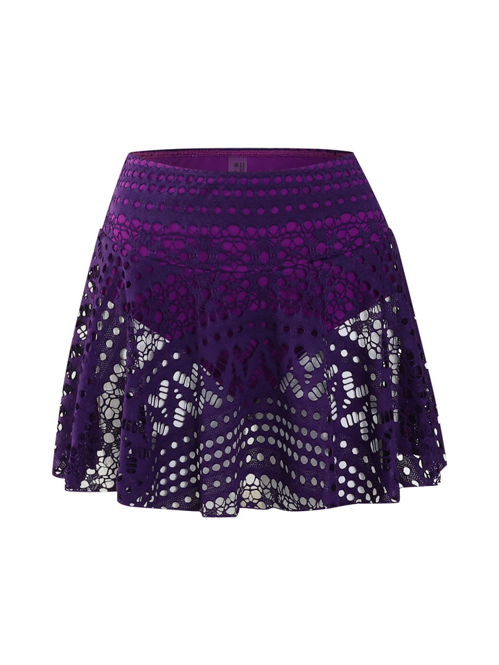 Damen Sportlicher Freizeitrock mit durchbrochenem Design Echo Archiv