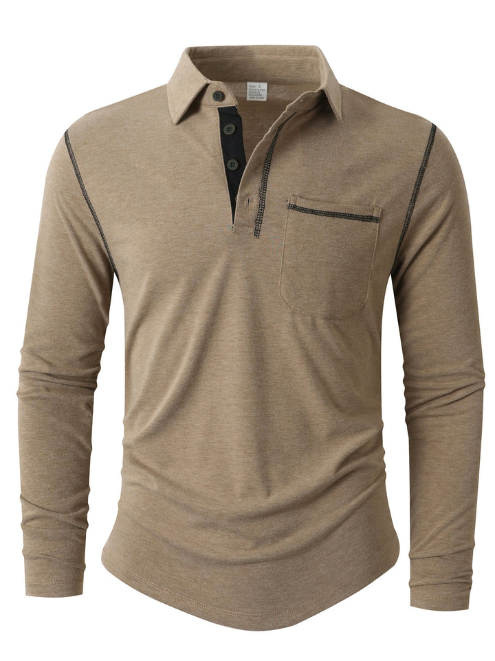 Herren Langarm Poloshirt Echoarchiv