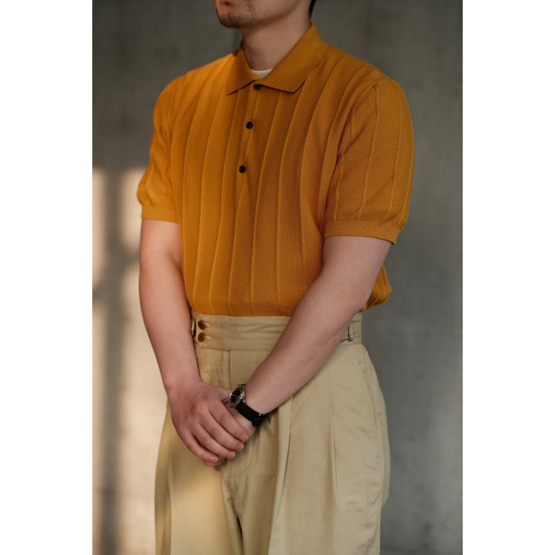 Herren Poloshirt mit strukturiertem Design Echo Archive