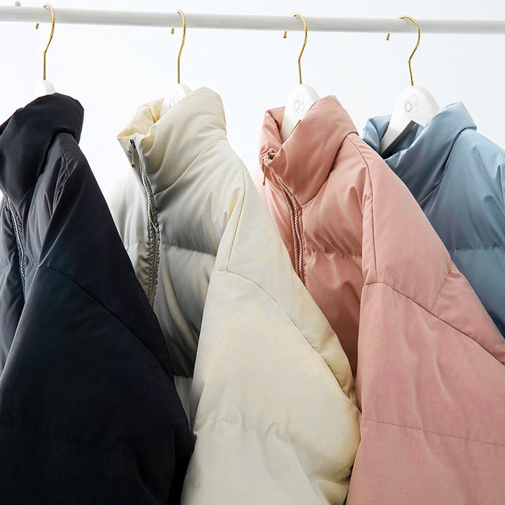 Damen Übergroße Fleece-Daunenjacke Echo Archiv