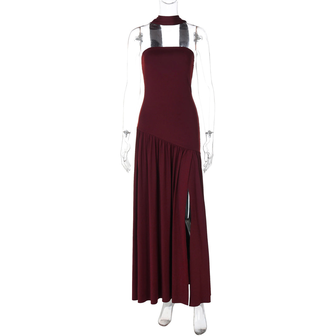 Damen Maxikleid mit raffiniertem Cut-Out-Design und asymmetrischem Saum Echo Archiv